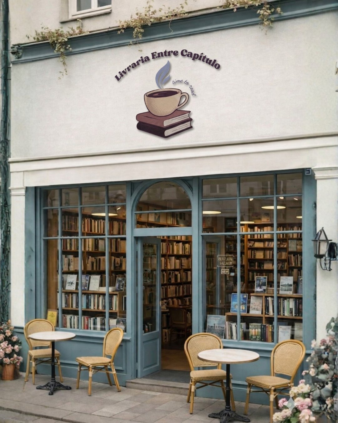 Livraria Entre Capítulo — Fachada da loja