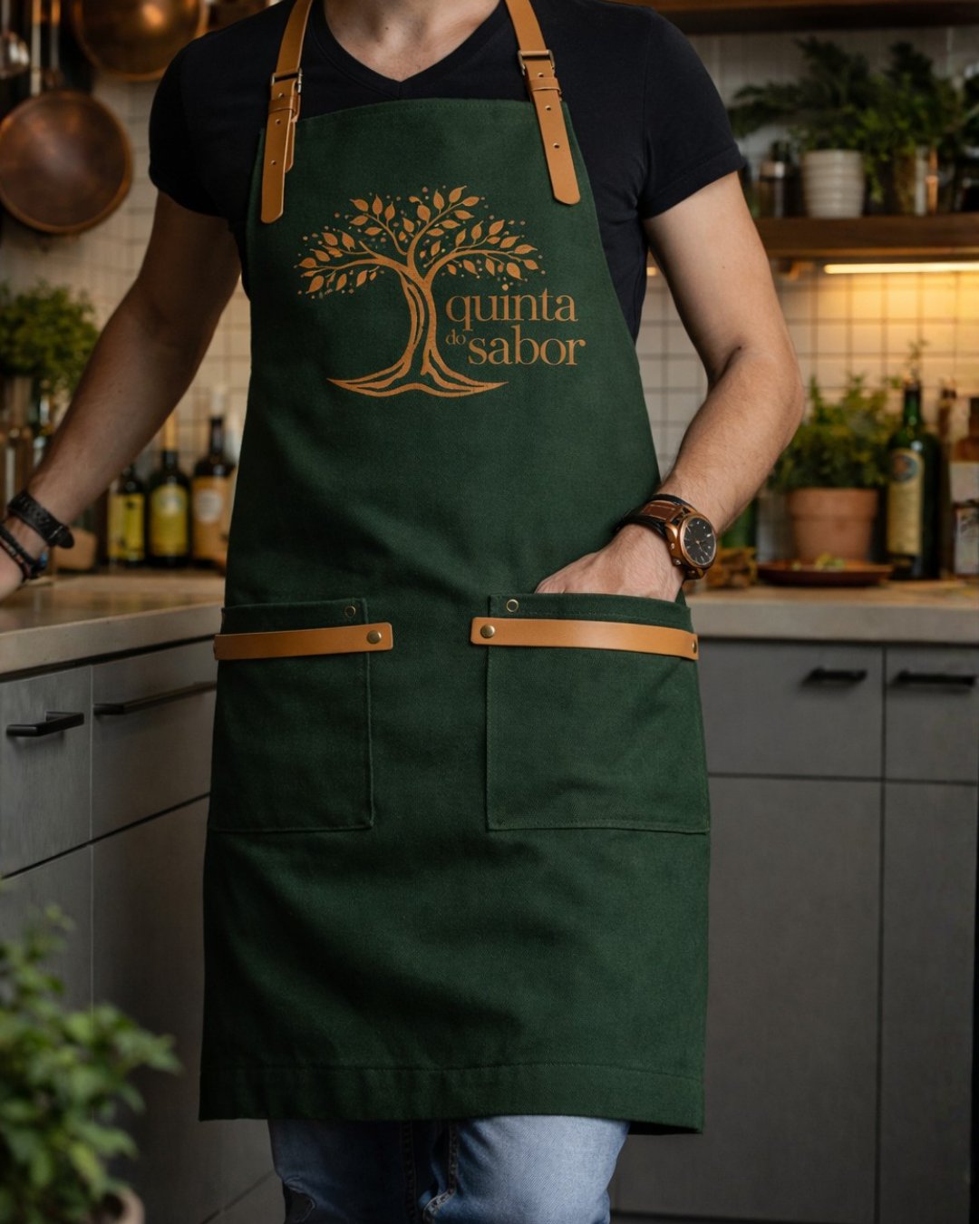 Quinta do Sabor — Avental com marca