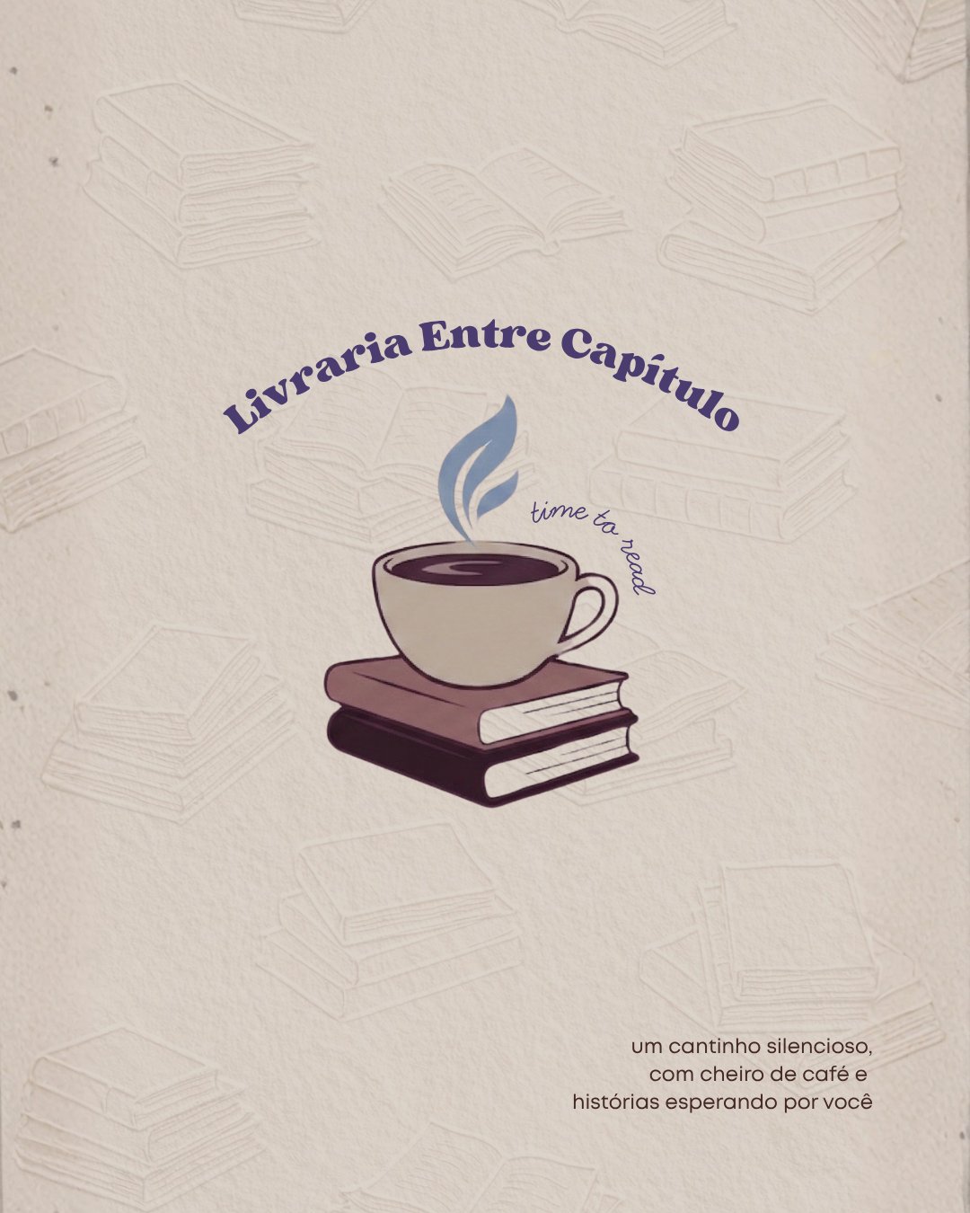 Livraria Entre Capítulo — Logo e identidade visual